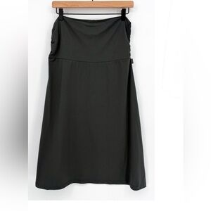 Eddie Bauer Knit Dark Grey Midi Skirt